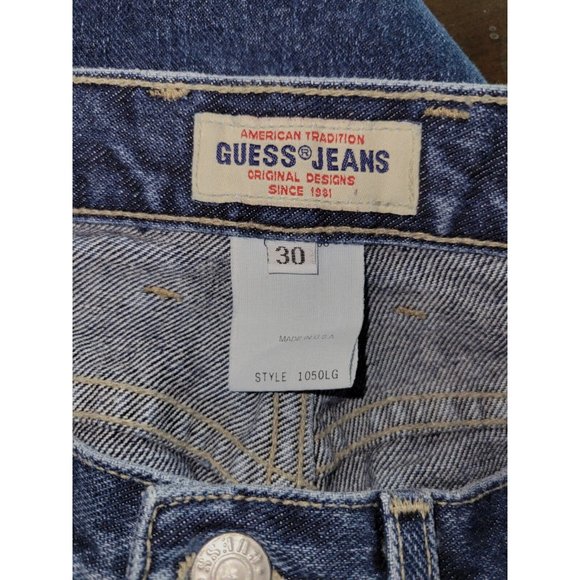 Vtg Guess‎ Jeans USA High Rise Mom Jeans 1050Lg Long sz 30 - Picture 7 of 8